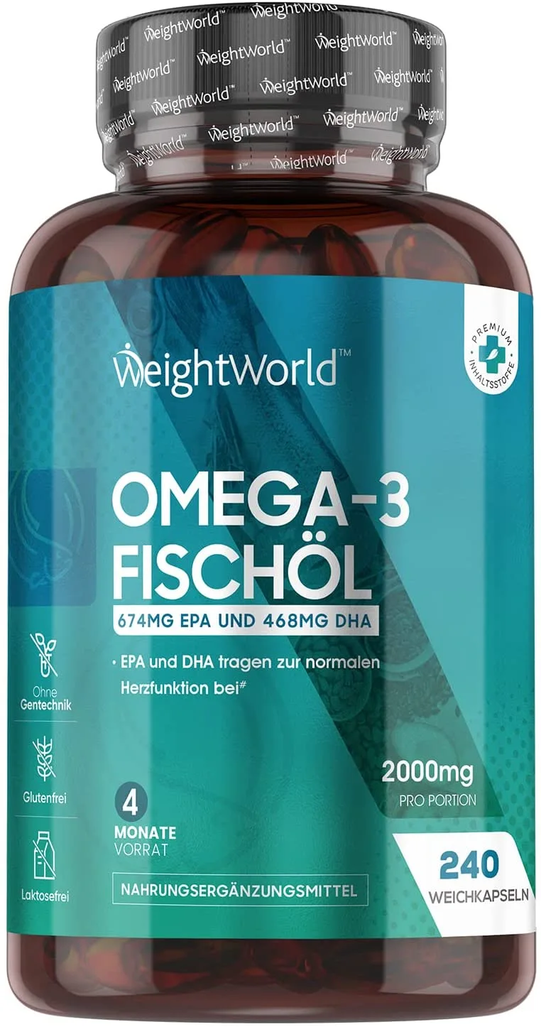 Fitness Focus_Produkte Omega 3 Kapseln von WeightWorld