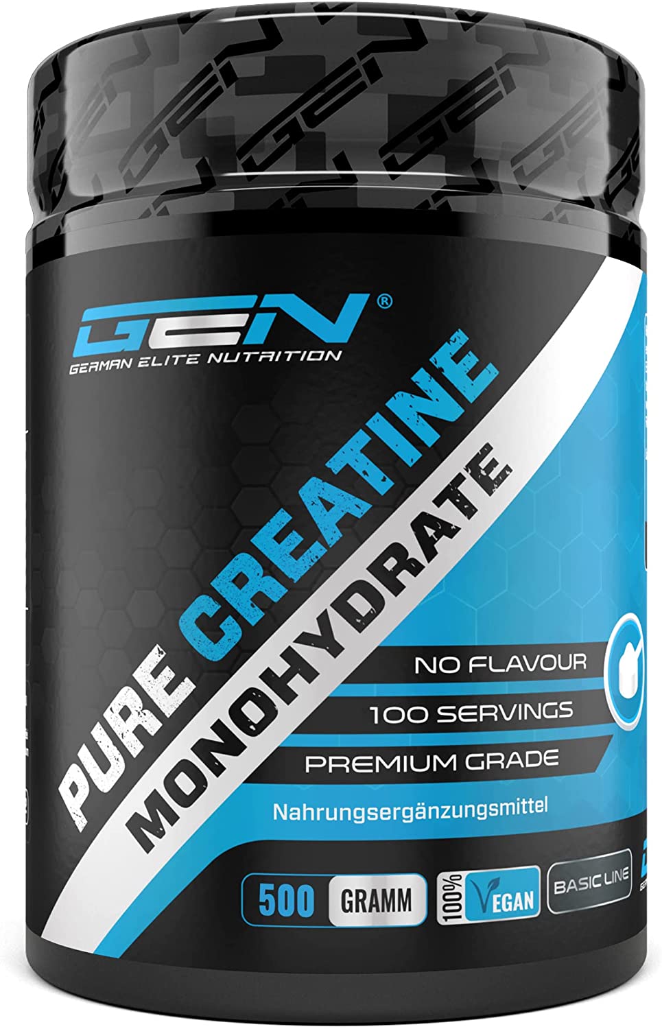 Fitness Focus Produkte German Elite Nutrition Monohydrat Kreatin-Pulver