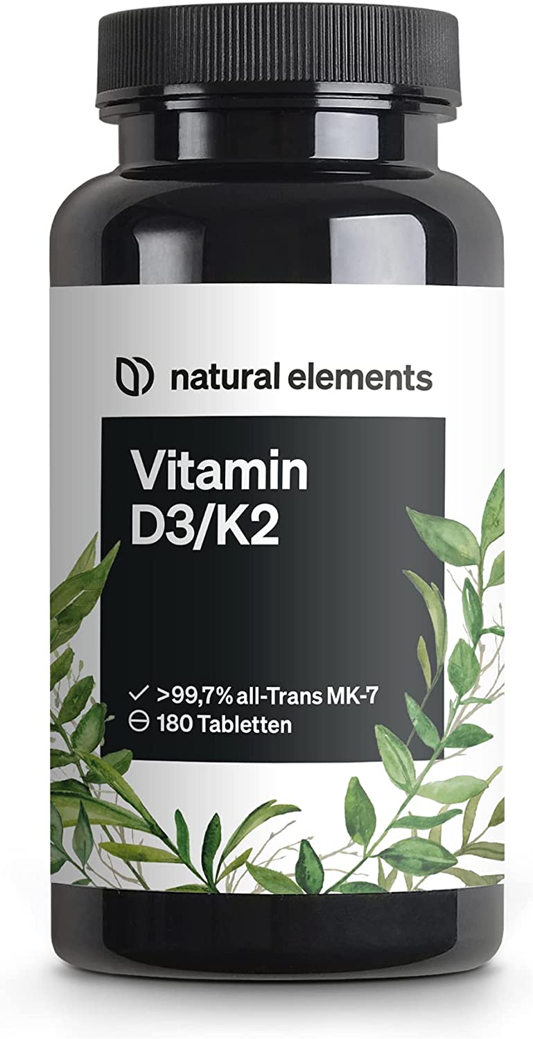 Fitness Focus Produkte Nature elements Vitamin D3 5000 IE Tabletten