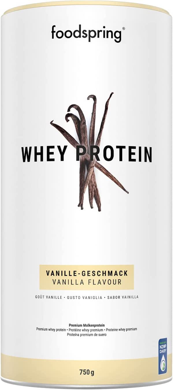 Fitness Focus Produkte foodspring Whey Protein Pulver