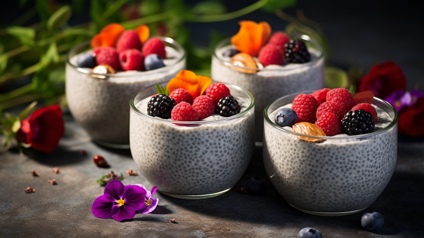 Fitness Focus Rezept Chia-Pudding mit frischen Beeren